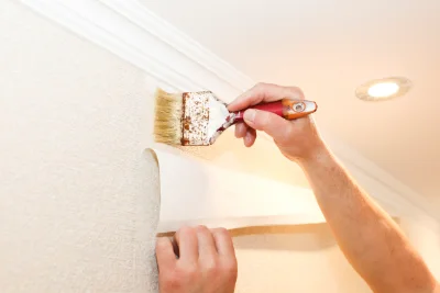 Pose de papier peint à Wavrille — revêtements muraux et toiles de verre
